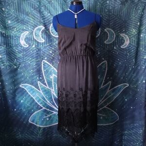 Twelfth Street Silk Lace Fairygoth Midi Dress Size Small